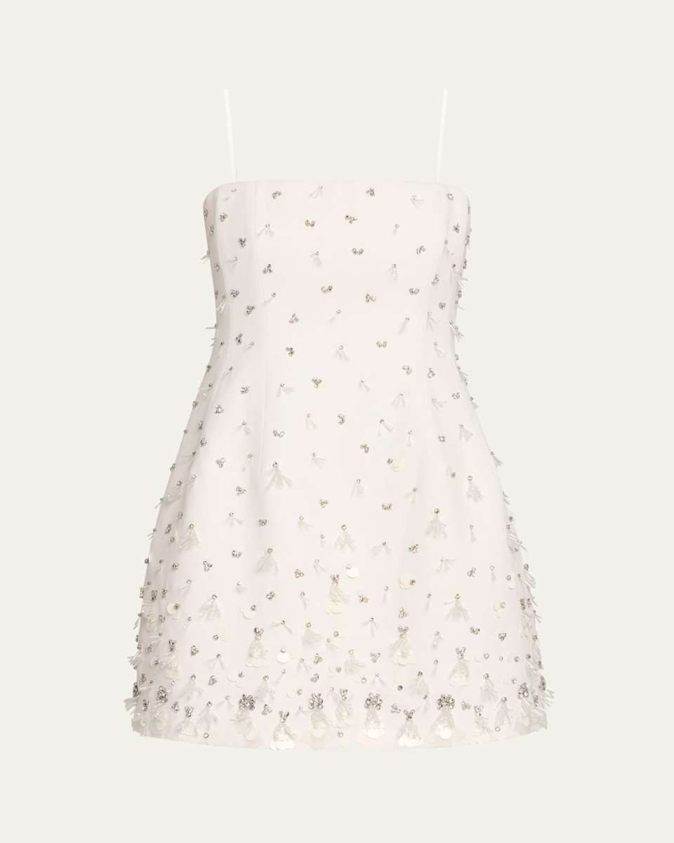 Yasmin Embellished Strapless Mini Dress